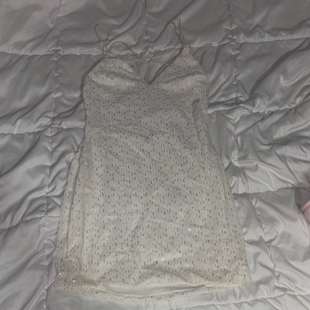 Windsor Silver Mini Dress